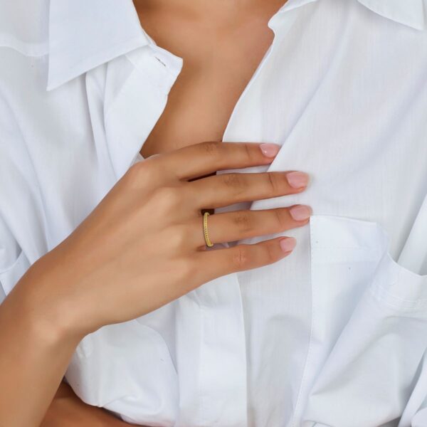 SAND, 14K gold ring - Image 3