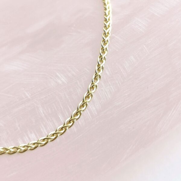 WILLOW bracelet, 14K gold fine braid - Image 2