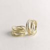 GOLD TRAIL, 14K gold bundle ring