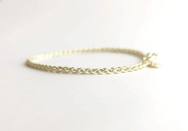HOOKED ON YOU gold plated silver bracelet
