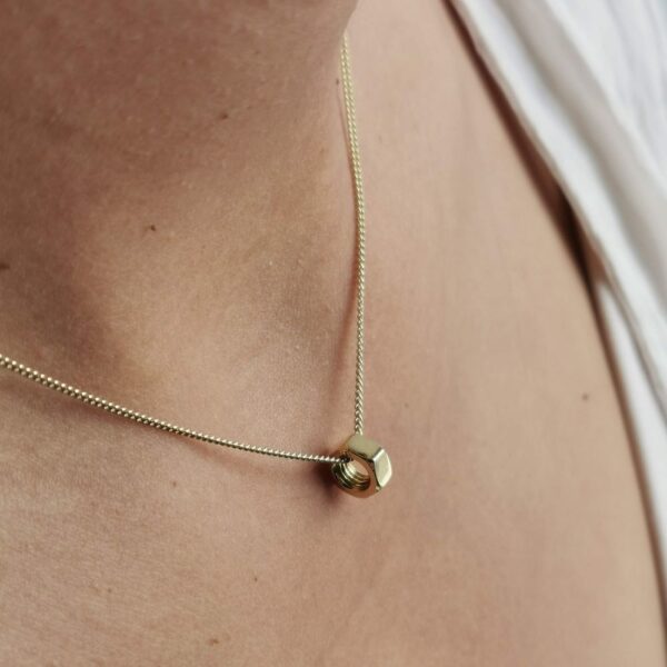 NUT gold plated necklace - Image 2