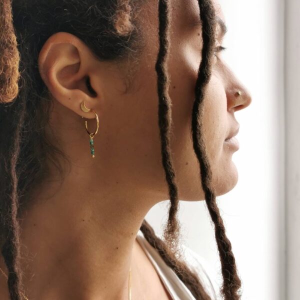 HOOPS gold plated silver - Image 3