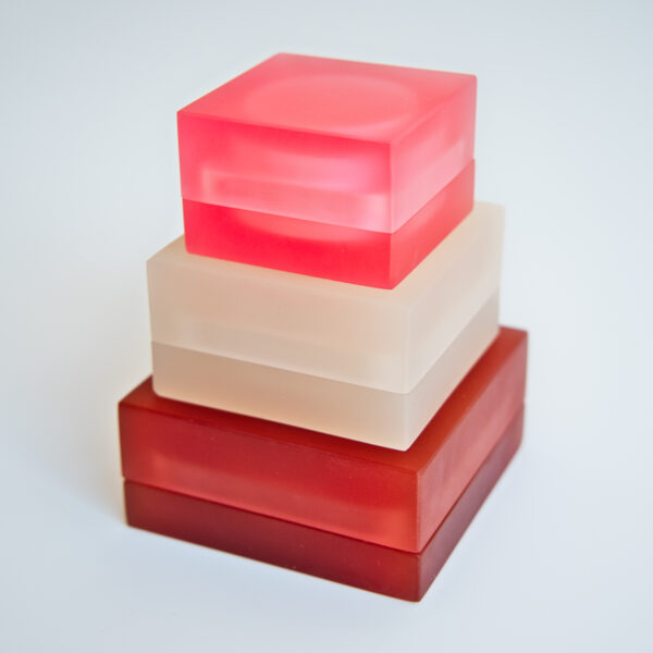 NICE CUBE STACK#146, three resin boxes S-M-L - Image 2
