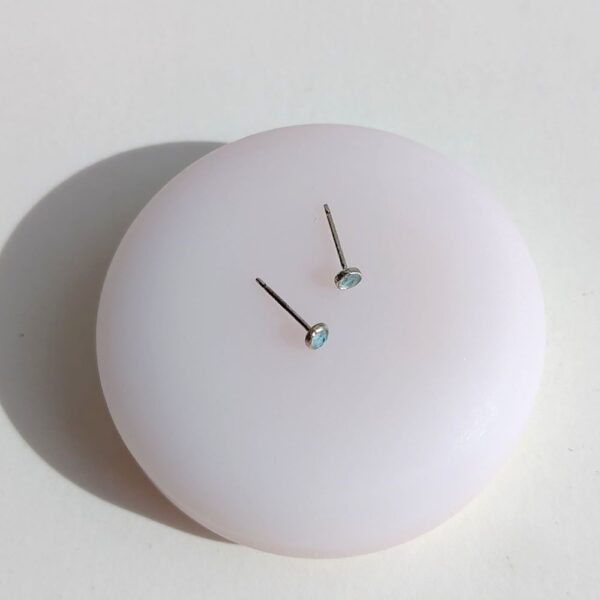 PLUTO studs, sterling silver - Image 2