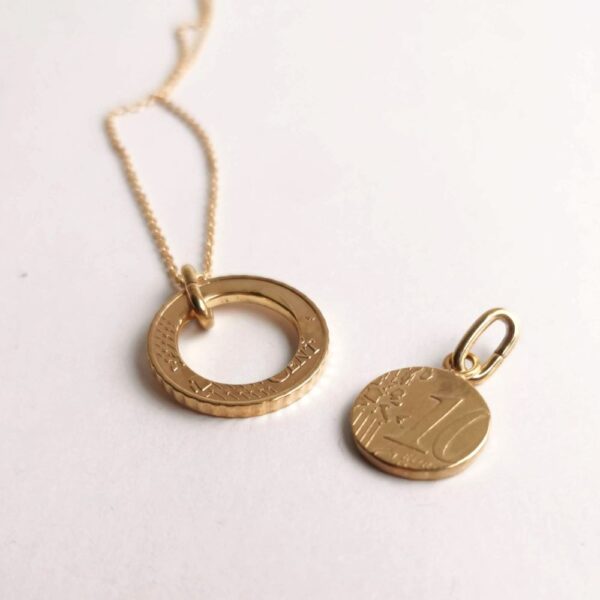 COIN VOID gold plated brass necklace - Image 2