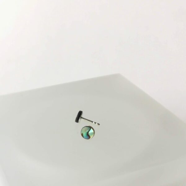 SILVER FOX, stud Abalone shell - Image 2