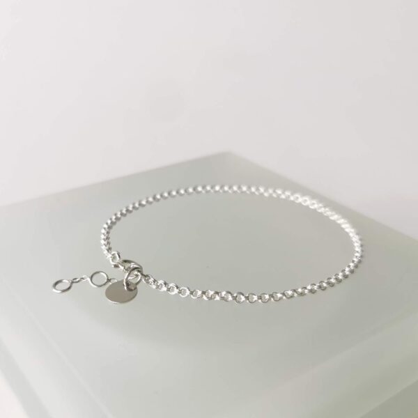 HOOKED ON YOU silver bracelet