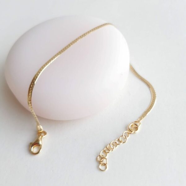 SLITHER, gold plated bracelet