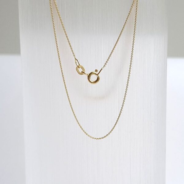 DIAMOND LAKE 18K gold pendant, Diamond slice - Image 4