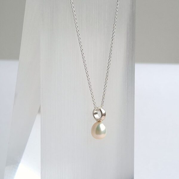 BUNNY silver pearl necklace - Image 2